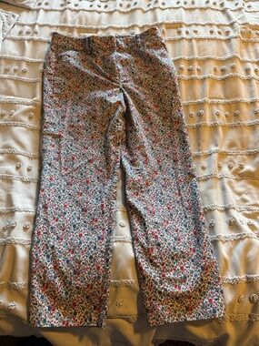 Women’s Loft  Floral Stretch Pull-On Pants - Multicolor